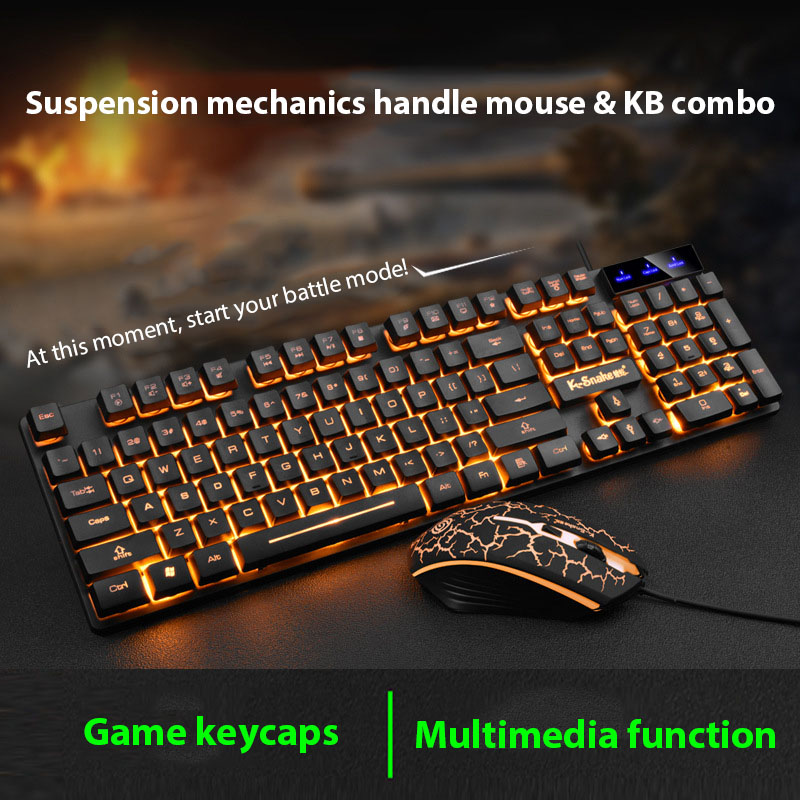 Gaming Keyboard And Mouse Wireless - KM320 Keyboard And Mouse Set Waterproof