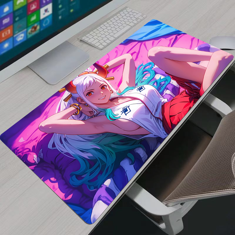 Gaming Keyboard Theme - One Piece Yamato Mouse Pad Notbook