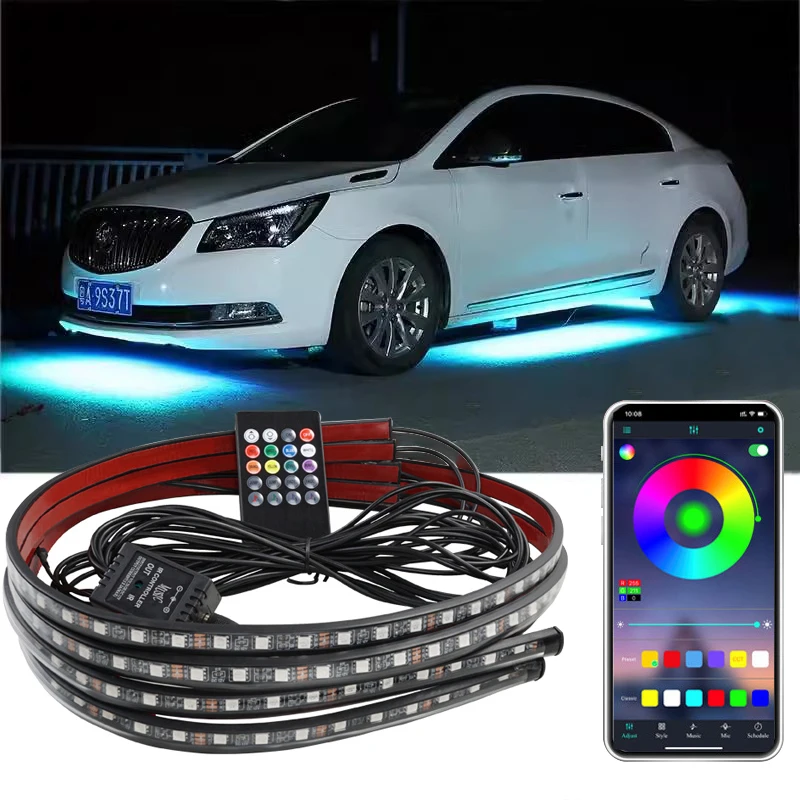 Rgb Underglow Strip - RGB Flexible LED Light bar Car