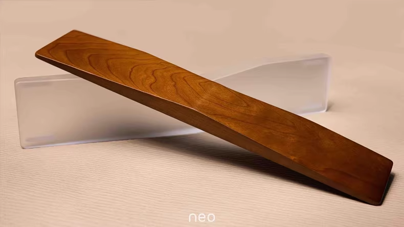 Wrist Rest Wood - Neo Ergo Palm Rest CustomWooden Acrylic