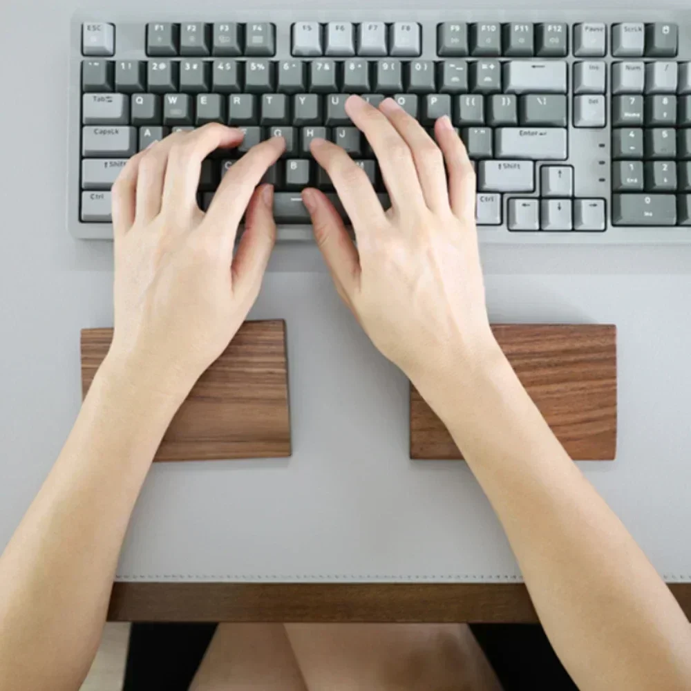 Walnut Wood Plam Rest Custom S - Wrist Rest Wood ulasan dan harga
