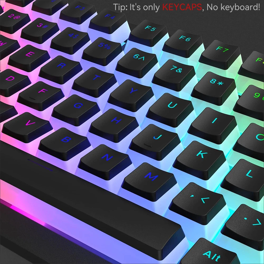 New Pudding PBT Keycaps 129 Ke - Gaming Keyboard And Mouse For Xbox ulasan dan harga