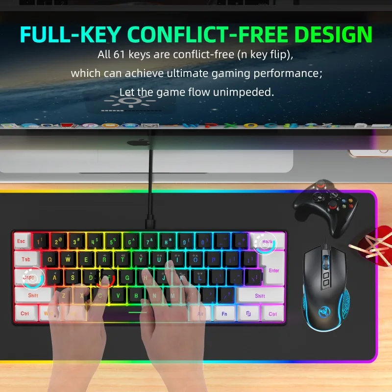 Keyboard and Mouse 60% Compute - Gaming Keyboard And Mouse For Xbox ulasan dan harga
