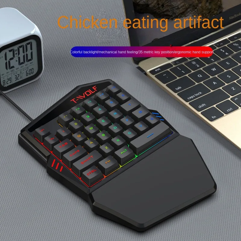 T-WOLF TF900 One Handed Keyboa - Gaming Keyboard Mobile ulasan dan harga