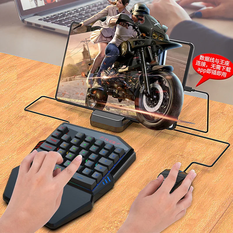 T-WOLF TF900 One Handed Keyboa - Gaming Keyboard Mobile ulasan dan harga