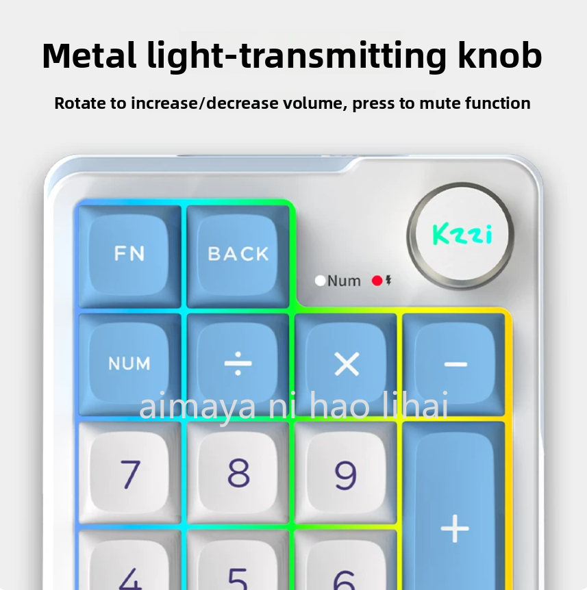 Kzzi K20 Mini Keypad Three Mod - Gaming Keyboard Mechanical ulasan dan harga