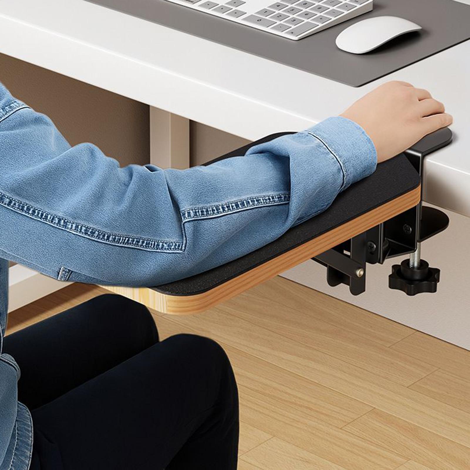 Computer Desk Arm Rest Pad Arm - Wrist Rest Wood ulasan dan harga
