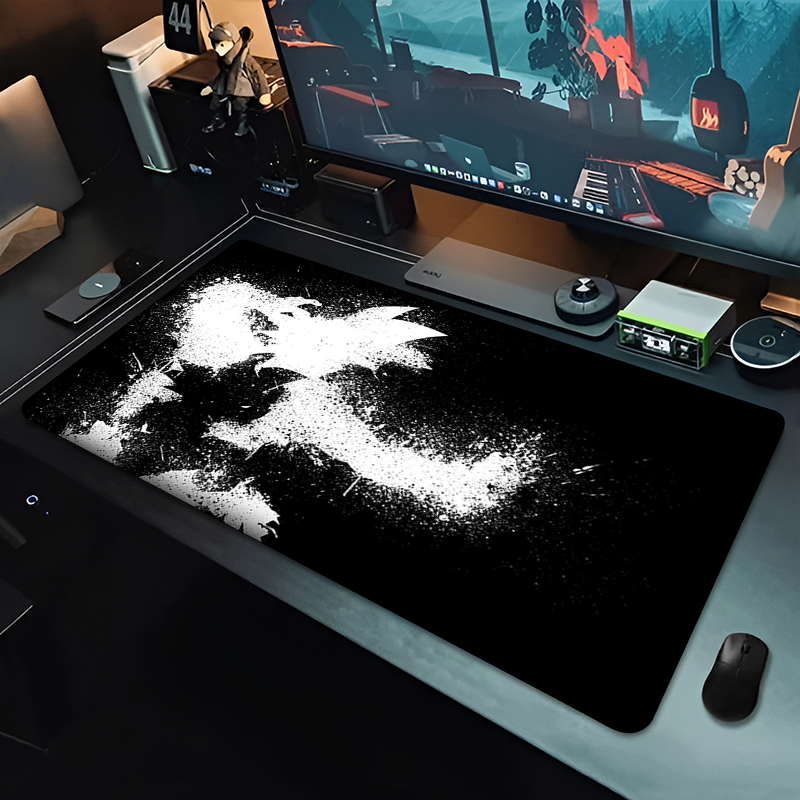 DBZ Black Anime Mouse Pad Drag - Gaming Keyboard Theme ulasan dan harga