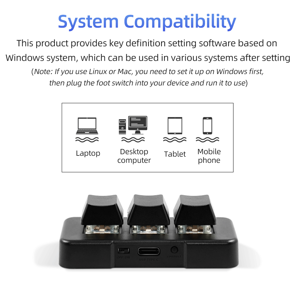 MK321-Pro Small Keyboard 3-key - Gaming Keyboard Mobile ulasan dan harga