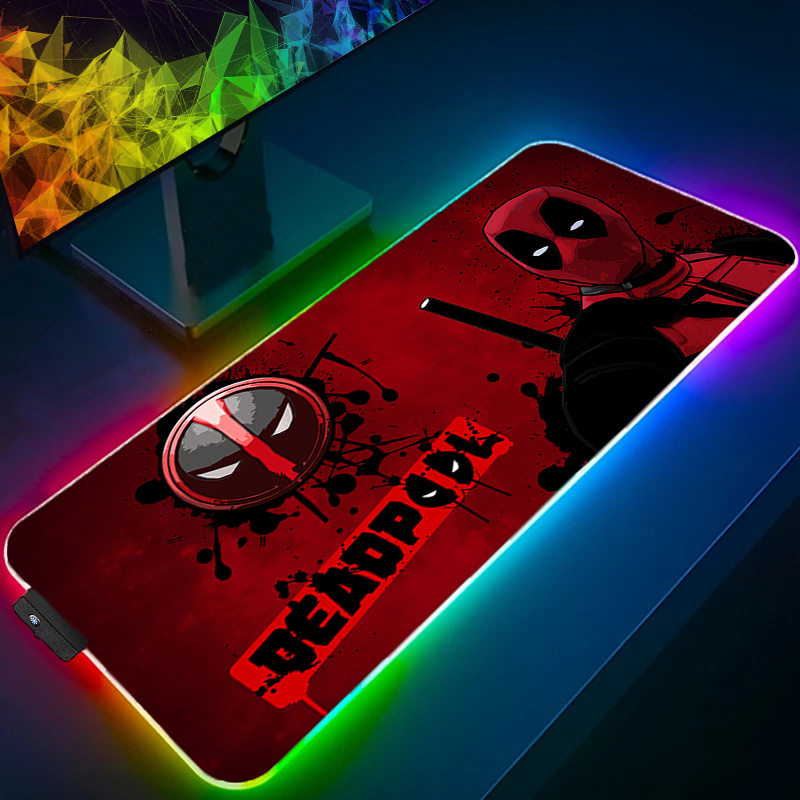 LED Mouse Pad Gaming Backlight - Gaming Keyboard Theme ulasan dan harga
