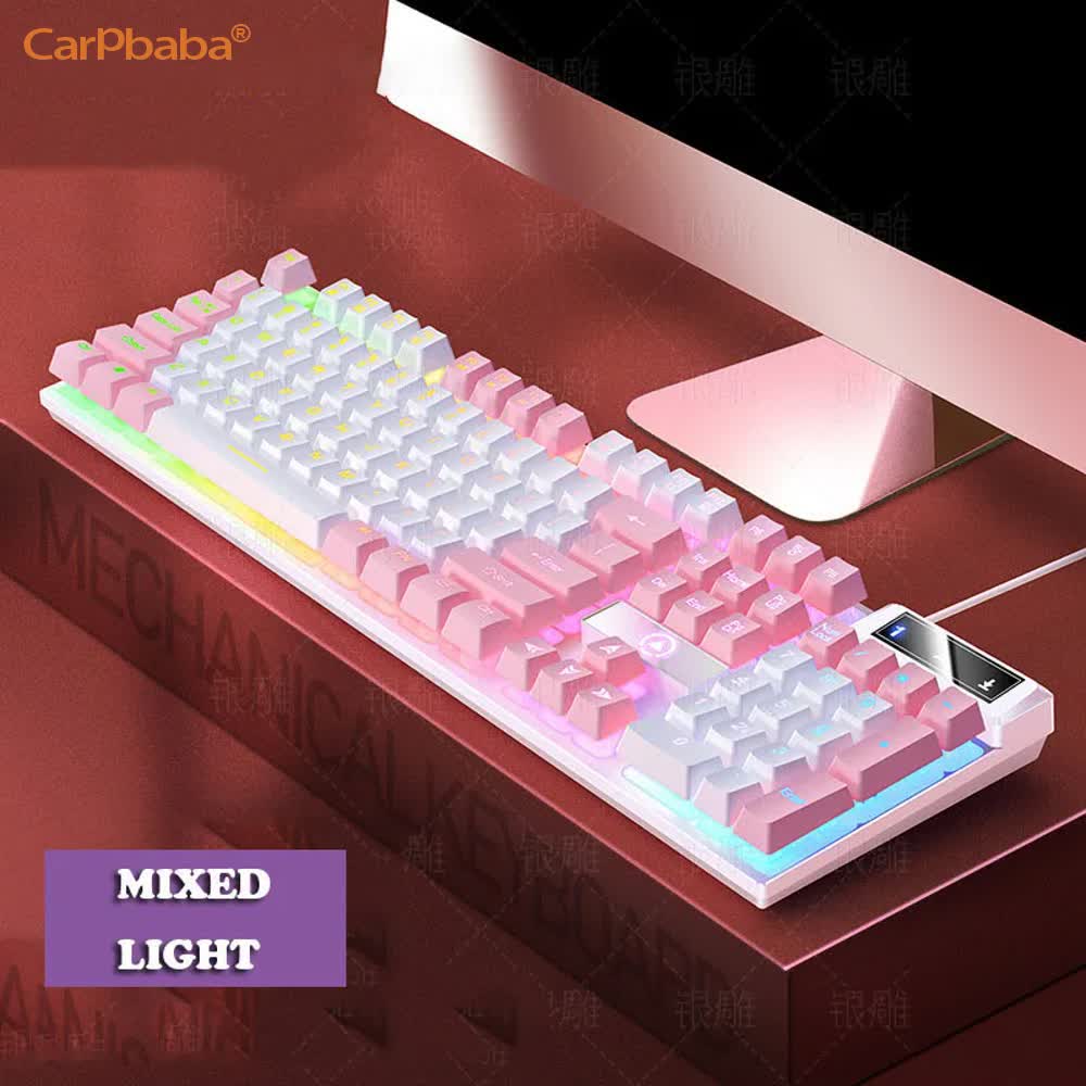 Carpbaba K500 104 Key USB Wire - Gaming Keyboard Mobile ulasan dan harga