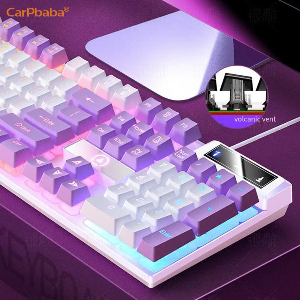 Carpbaba K500 104 Key USB Wire - Gaming Keyboard Mobile ulasan dan harga