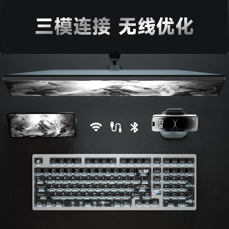 Weika Max102 Aluminum Case Wir - Gaming Keyboard Mechanical ulasan dan harga