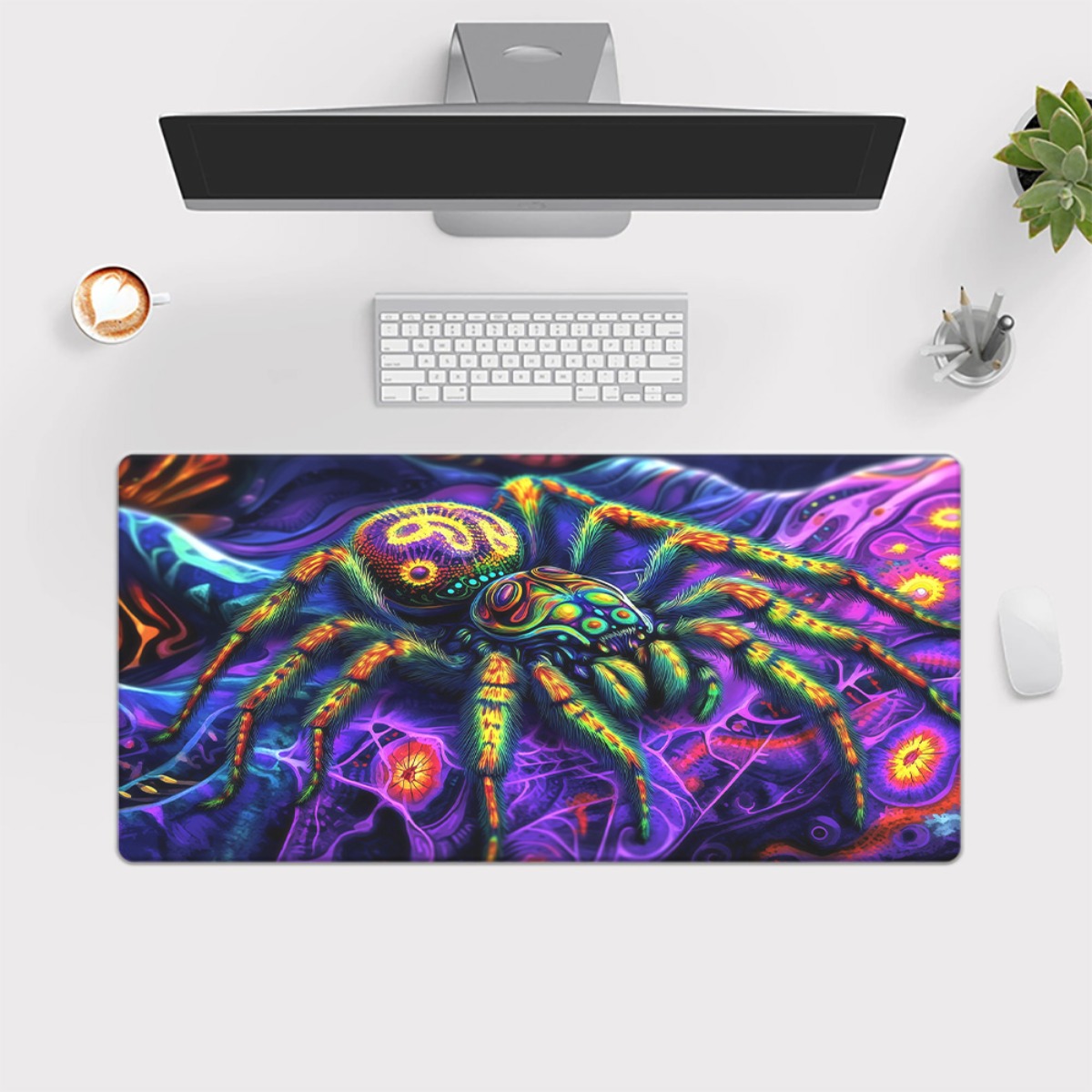 Brand Vibrant Spider Mousepad  - Gaming Keyboard Brand ulasan dan harga