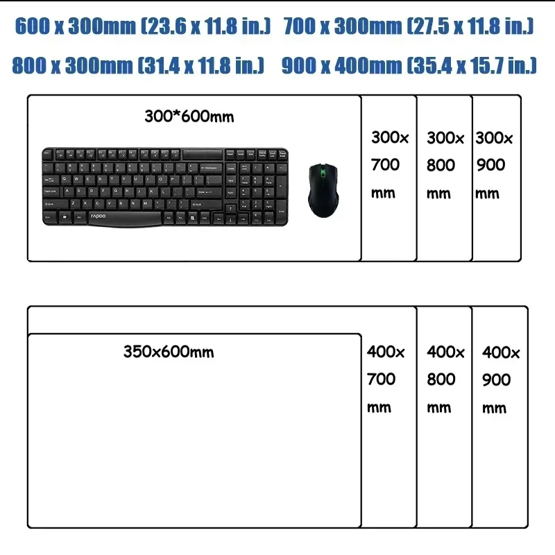 Mairuige XXL DIY Anime Mouse P - Gaming Keyboard And Mouse ulasan dan harga