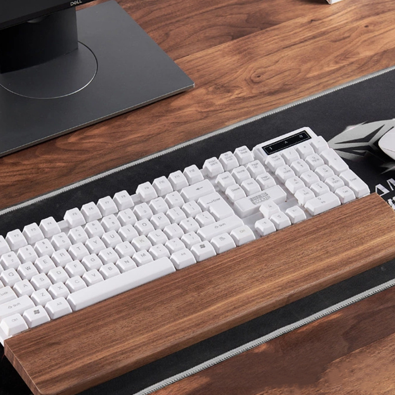 30/36/44cm Solid Walnut Keyboa - Wrist Rest Wood ulasan dan harga
