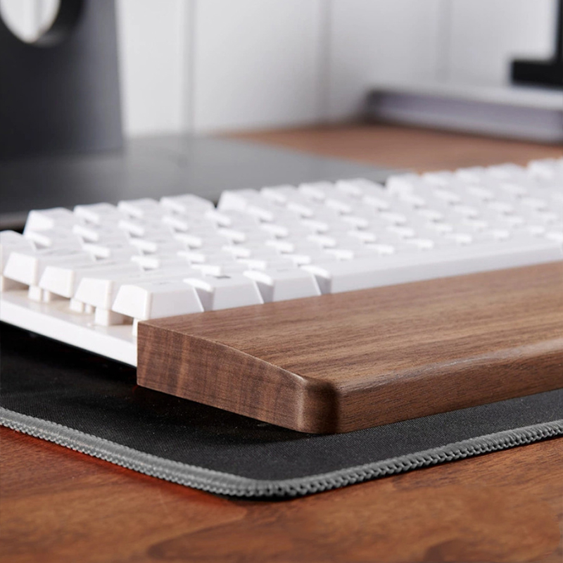 30/36/44cm Solid Walnut Keyboa - Wrist Rest Wood ulasan dan harga