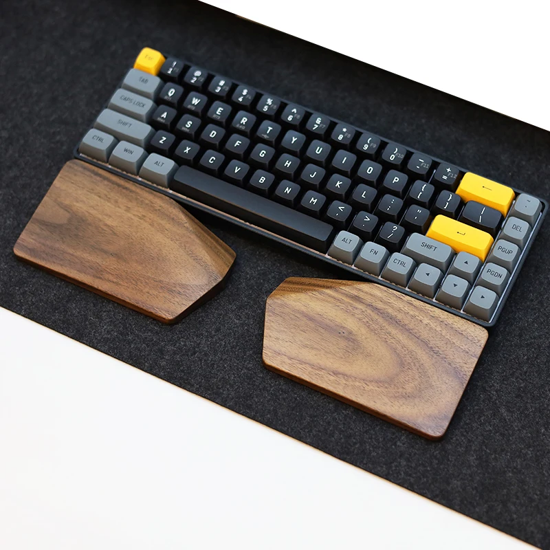Split Walnut Palm Rest for 65% - Wrist Rest Wood ulasan dan harga