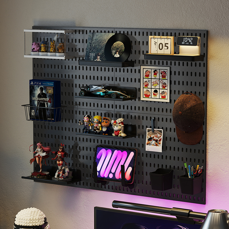 Adhesive Pegboard Shelf for Ga - Gaming Keyboard And Mouse ulasan dan harga