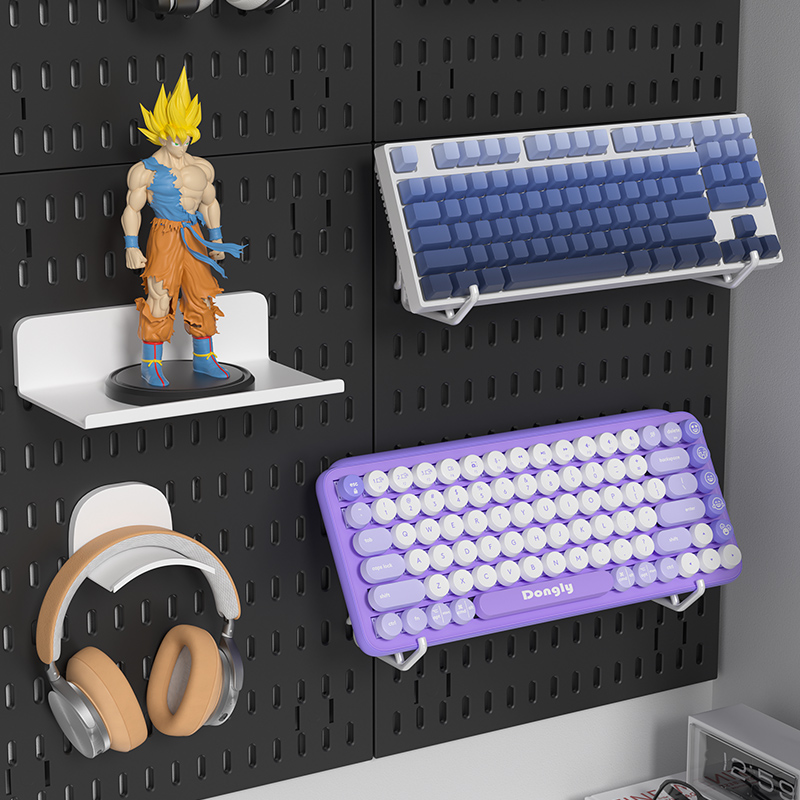 Adhesive Pegboard Shelf for Ga - Gaming Keyboard And Mouse ulasan dan harga