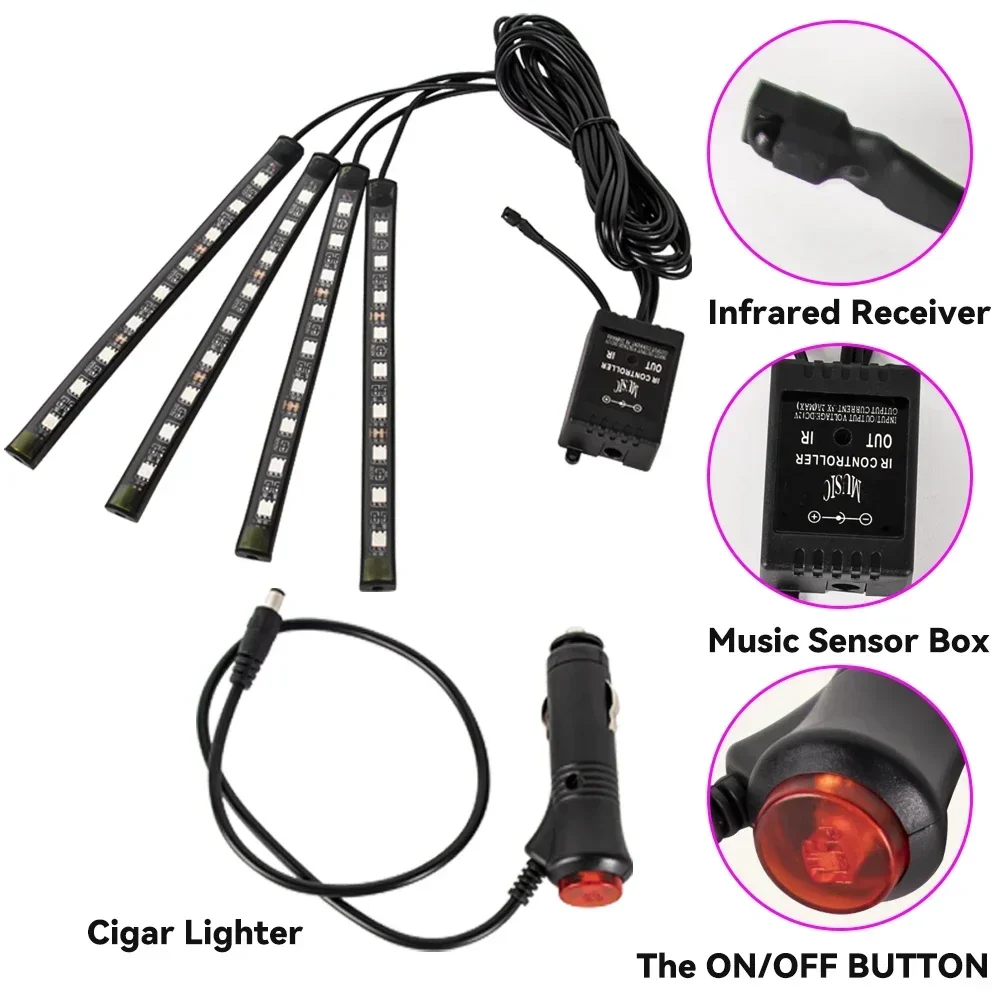 Neon LED RGB Car Underglow Bot - Rgb Underglow Strip ulasan dan harga
