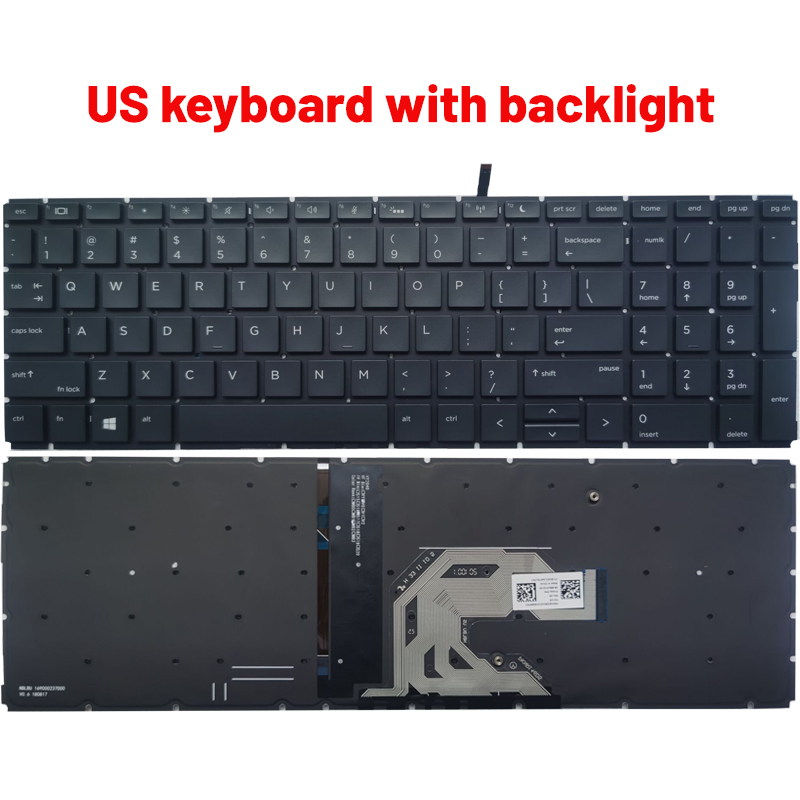 NEW Russian/US/UK/Spanish/Lati - Gaming Keyboard Hp ulasan dan harga