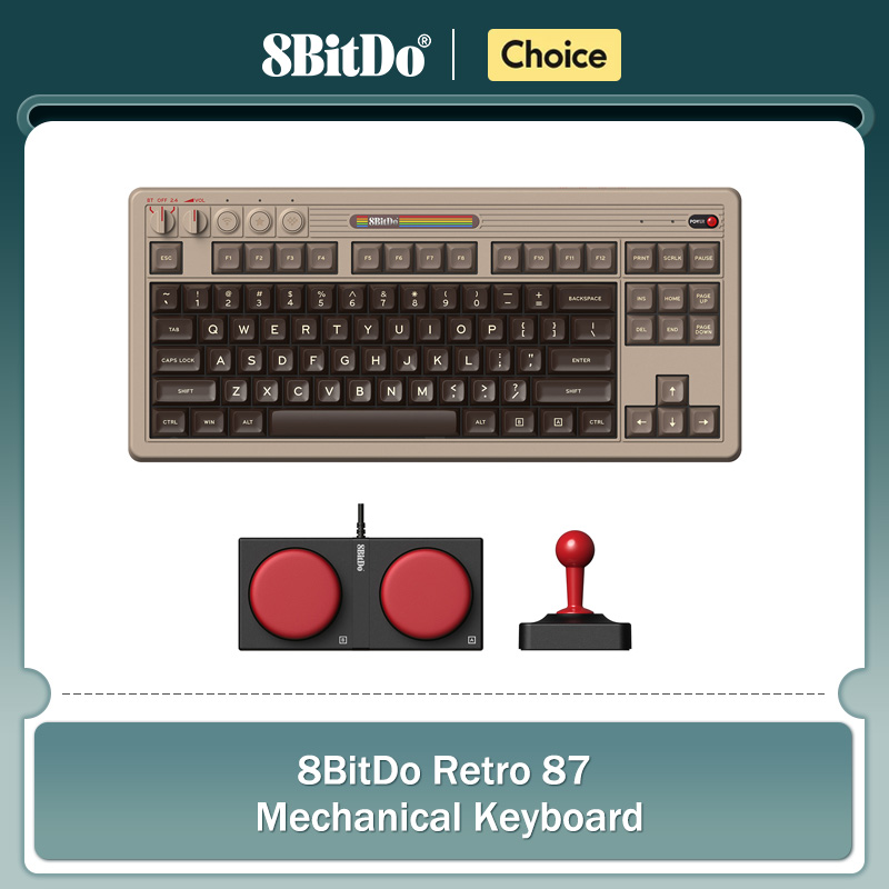 8BitDo Retro Mechanical Keyboa - Gaming Keyboard Mechanical ulasan dan harga