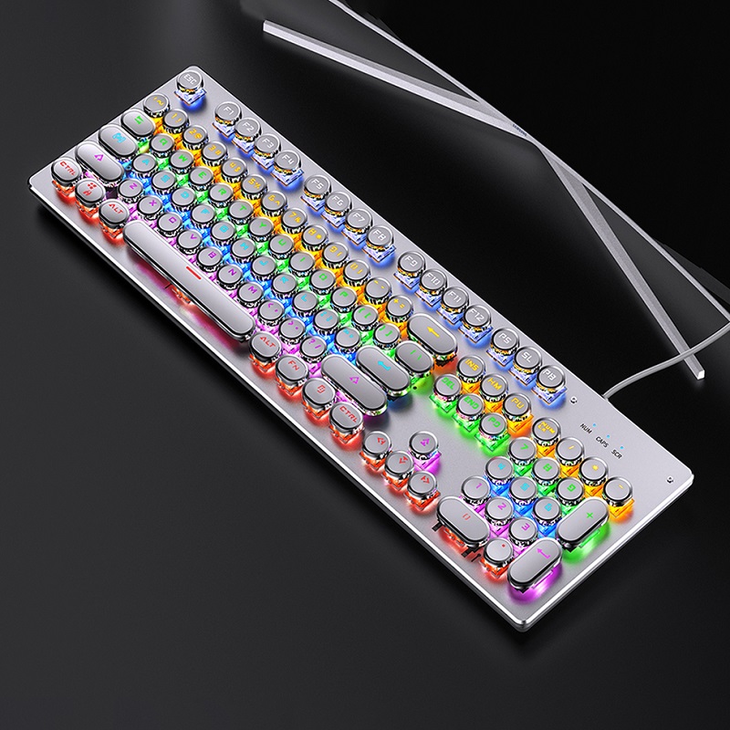 Retro Punk Mechanical Keyboard - Gaming Keyboard And Mouse For Xbox ulasan dan harga