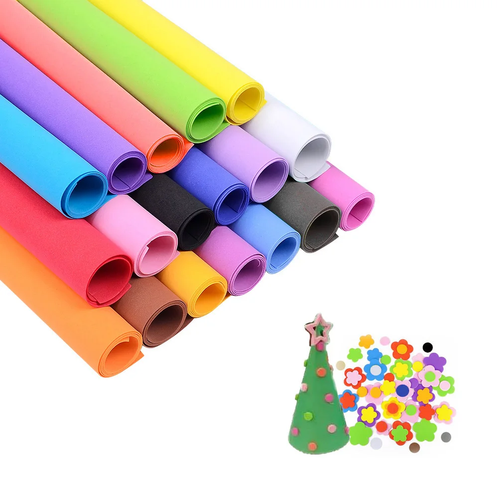 1/18Pcs Colorful EVA Foam Shee - Pe Foam Sheet ulasan dan harga