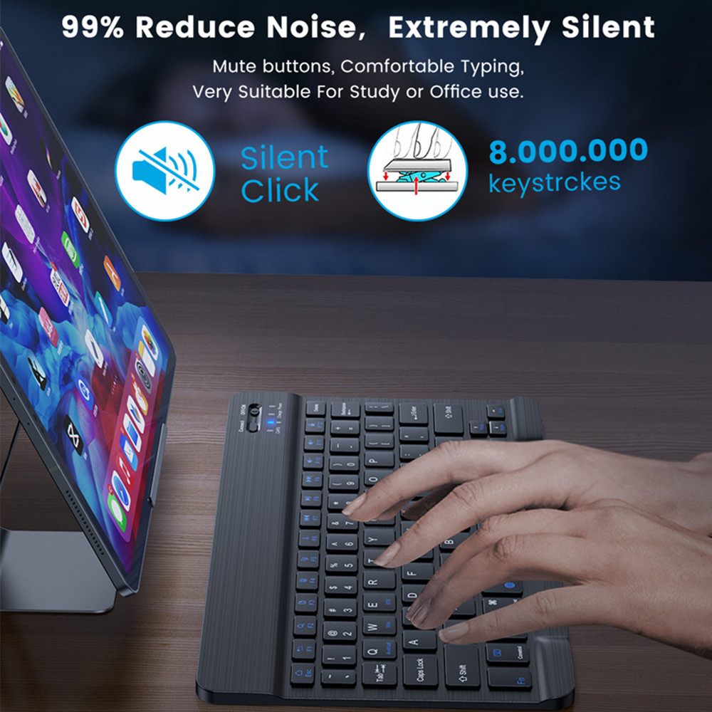 10 lnch Wireless  Bluetooth Mi - Gaming Keyboard And Mouse Wireless ulasan dan harga