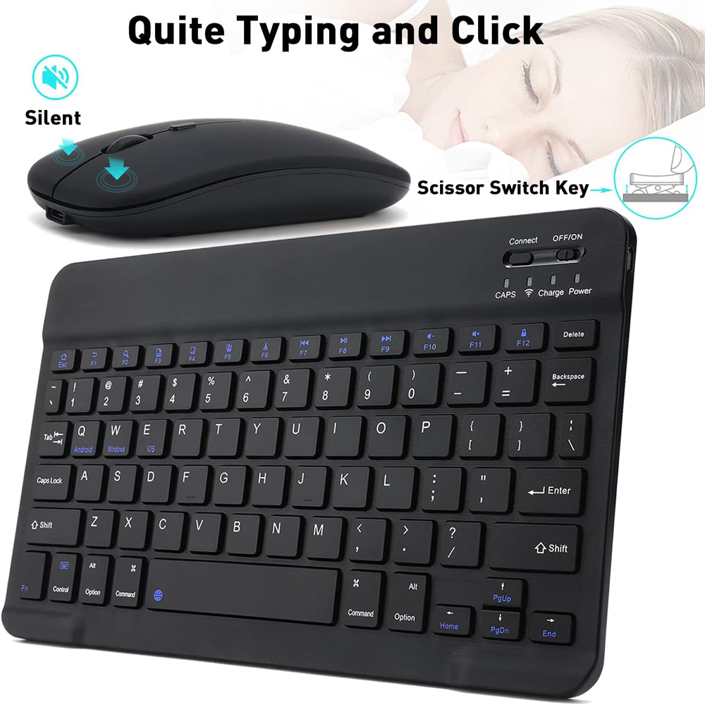 10 lnch Wireless  Bluetooth Mi - Gaming Keyboard And Mouse Wireless ulasan dan harga
