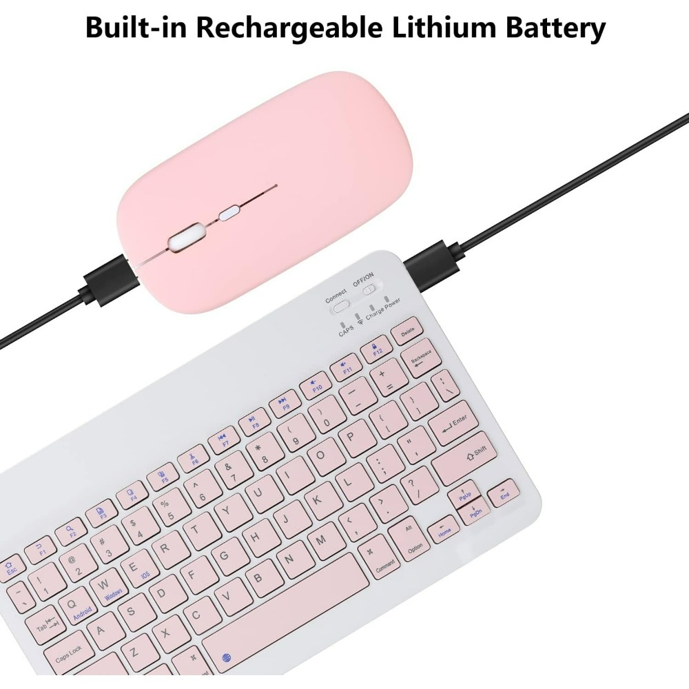 10 lnch Wireless  Bluetooth Mi - Gaming Keyboard And Mouse Wireless ulasan dan harga