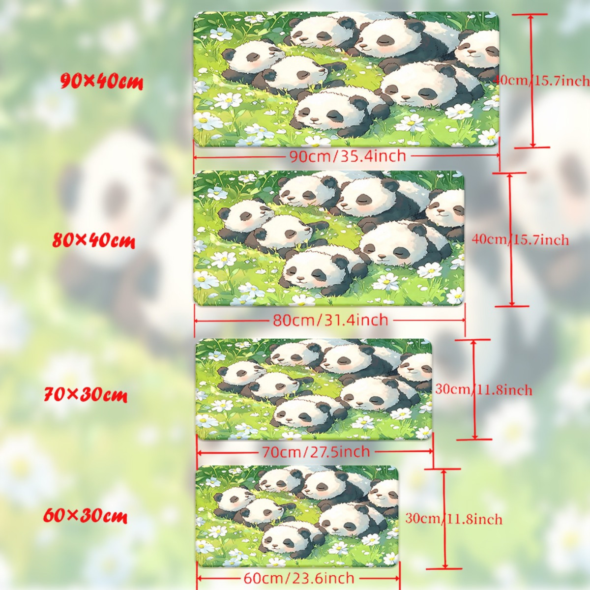 Brand Panda Mousepad Iron Art  - Gaming Keyboard Brand ulasan dan harga
