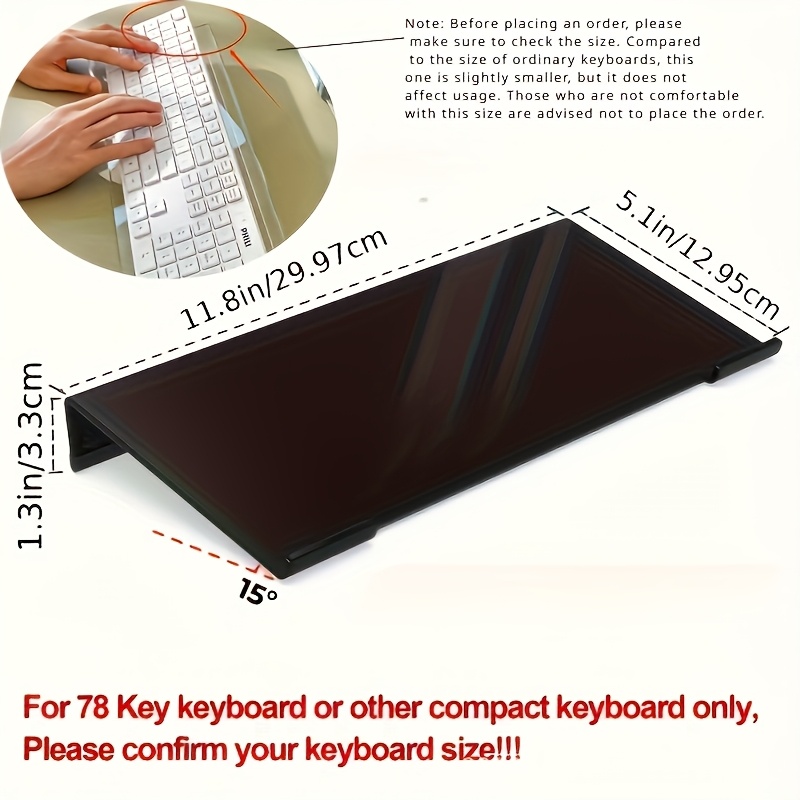 Acrylic keyboard stand, transp - Gaming Keyboard Brand ulasan dan harga