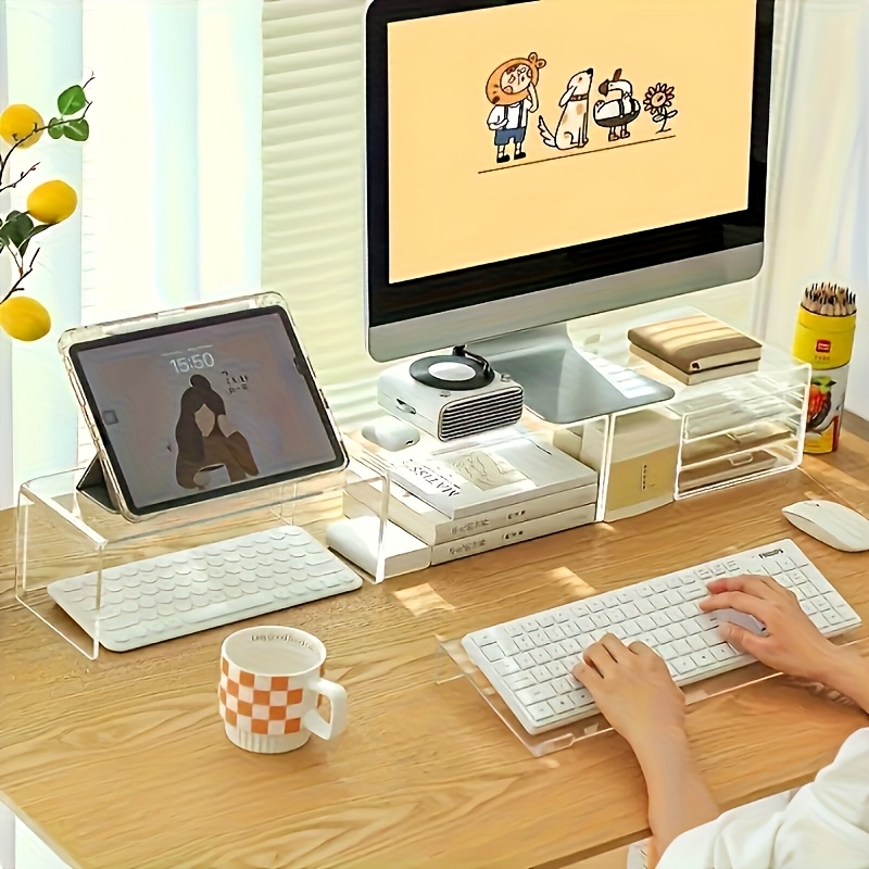 Acrylic keyboard stand, transp - Gaming Keyboard Brand ulasan dan harga