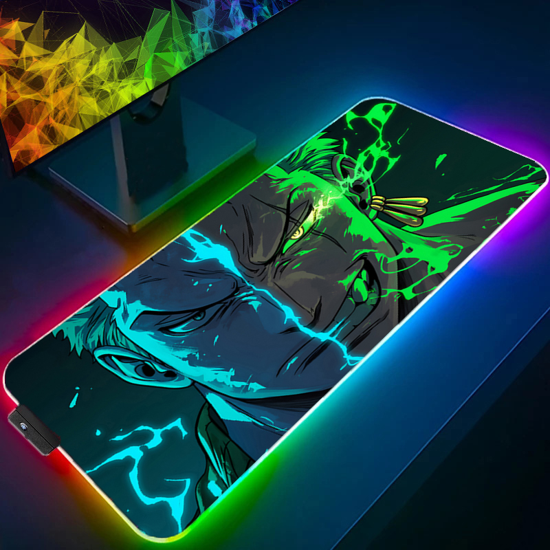 ONE PIECE Zoro Mouse Pad RGB G - Gaming Keyboard Theme ulasan dan harga