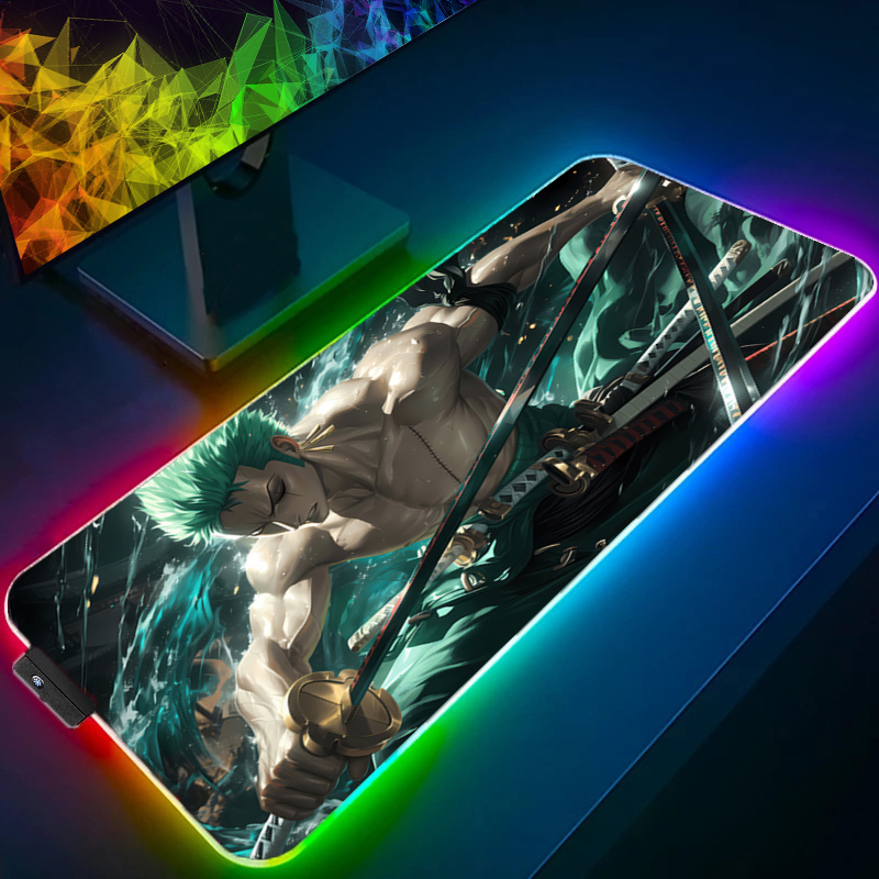 ONE PIECE Zoro Mouse Pad RGB G - Gaming Keyboard Theme ulasan dan harga