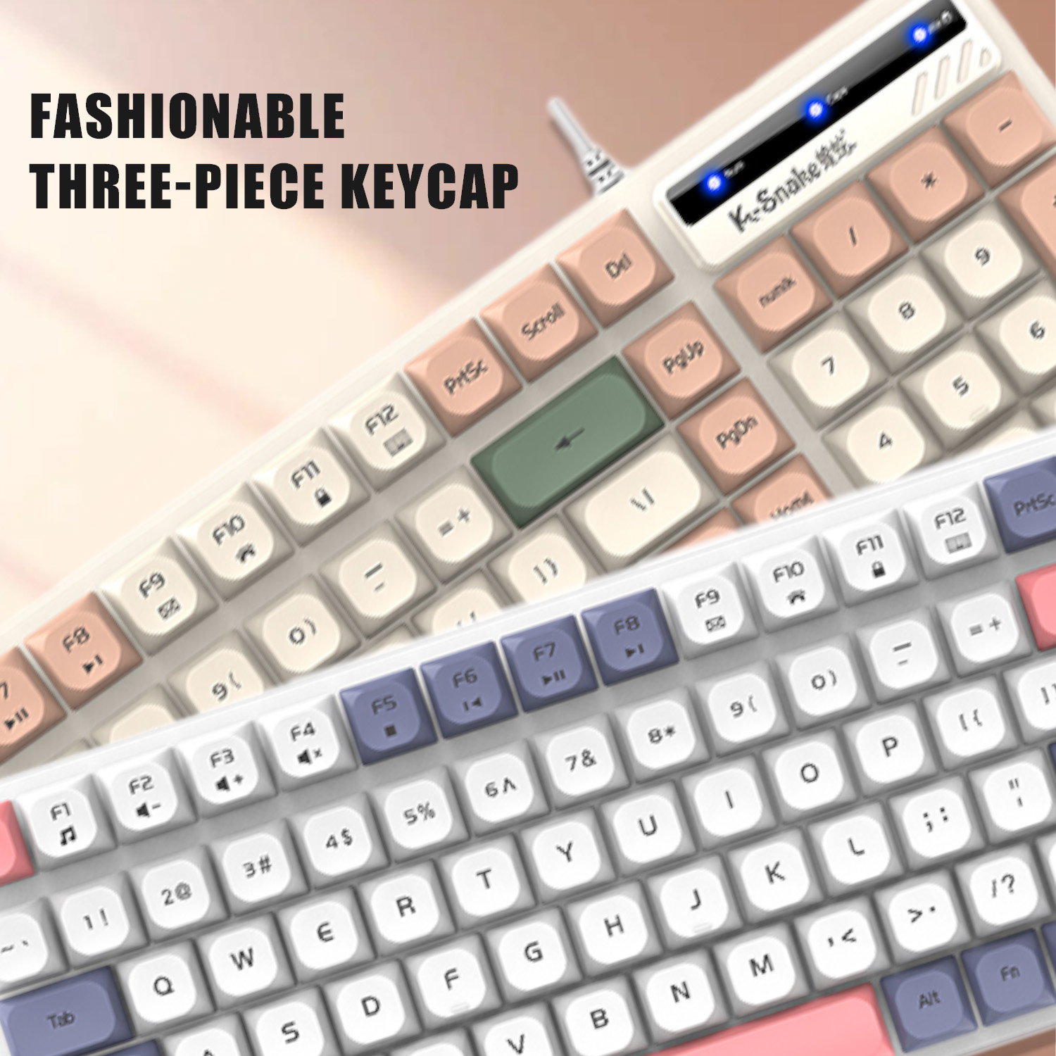 K-Snake KM100 Wired Fashion Ke - Gaming Keyboard And Mouse For Xbox ulasan dan harga