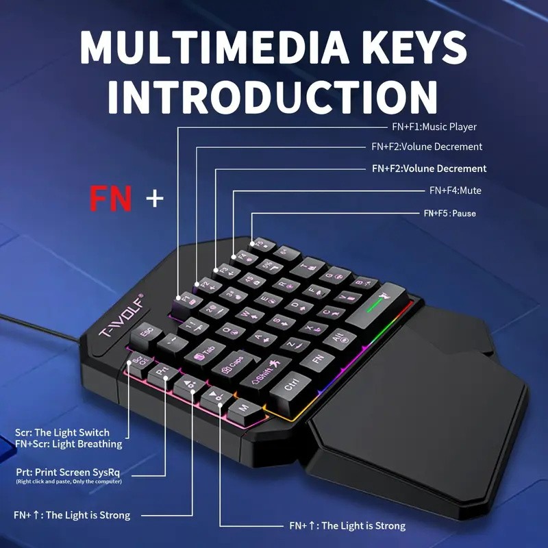 FocusOnPC TF900 2-in-1 Mobile  - Gaming Keyboard Mobile ulasan dan harga