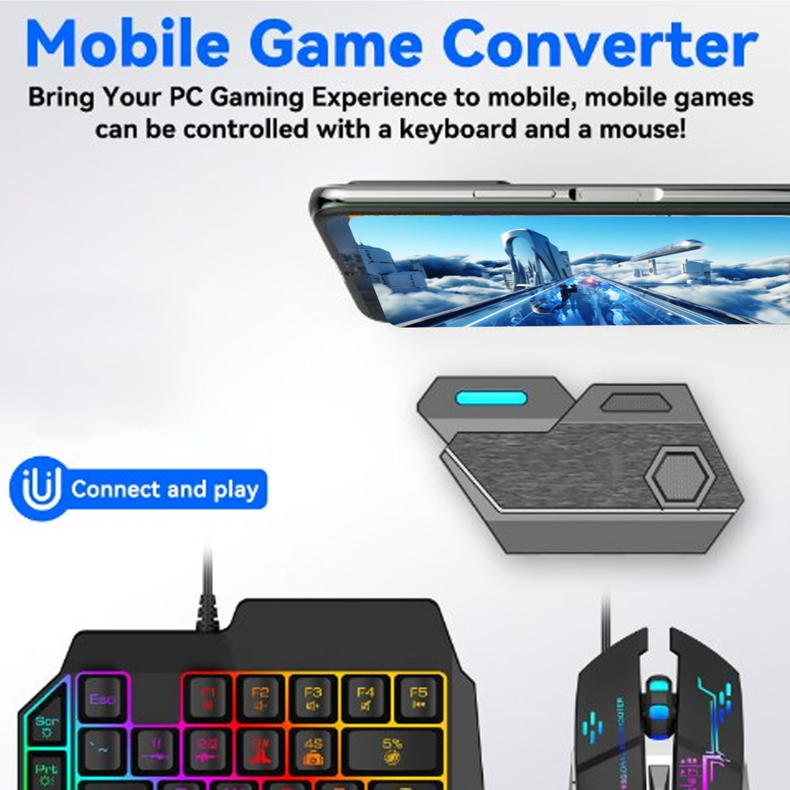 Mobile Game Combo Pack Bluetoo - Gaming Keyboard Mobile ulasan dan harga