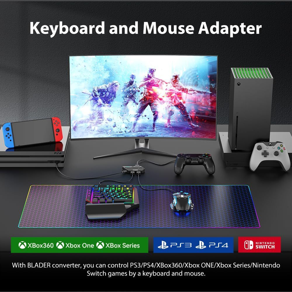 Mobile Games Converter Mobilad - Gaming Keyboard And Mouse For Xbox ulasan dan harga