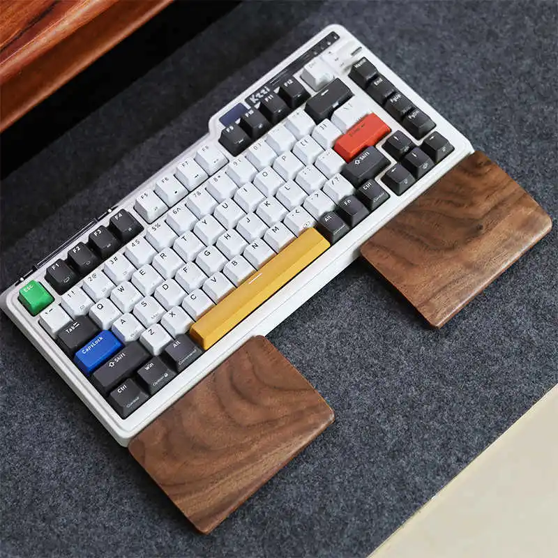 Wood Split Keyboard Wrist Rest - Wrist Rest Wood ulasan dan harga