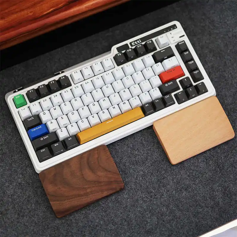 Wood Split Keyboard Wrist Rest - Wrist Rest Wood ulasan dan harga