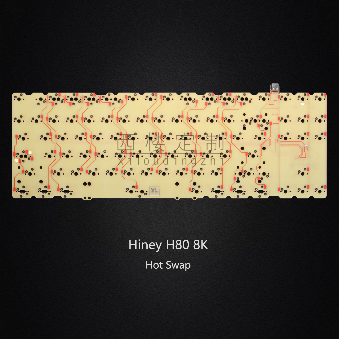 8k hotswap PCB Hiney H80 with  - Hot Swap Pcb ulasan dan harga