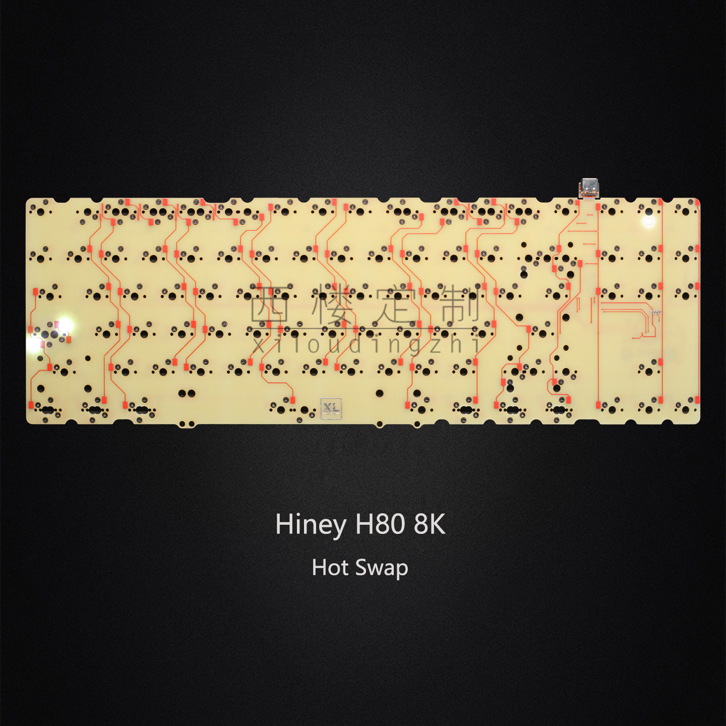 8k hotswap PCB Hiney H80 with  - Hot Swap Pcb ulasan dan harga