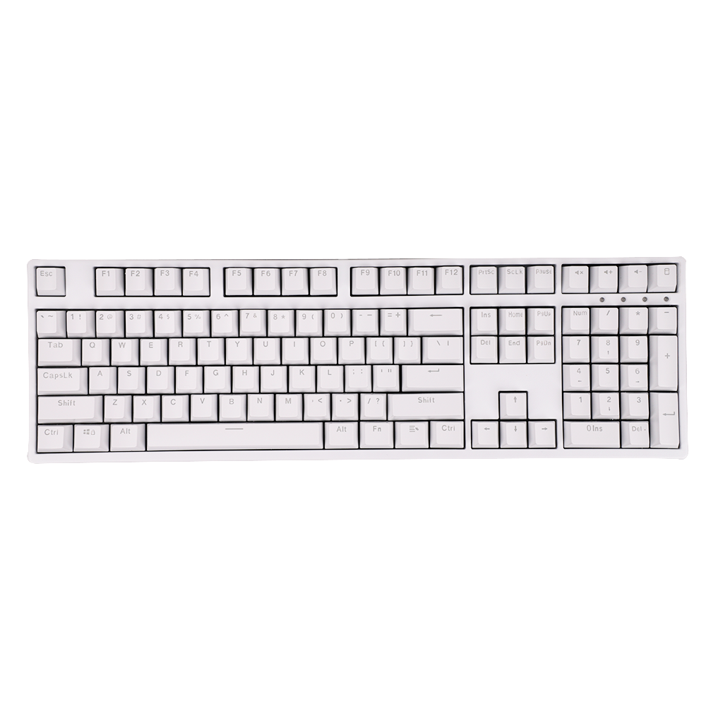 108 Keys White Keycaps ABS OEM - Gaming Keyboard Corsair ulasan dan harga