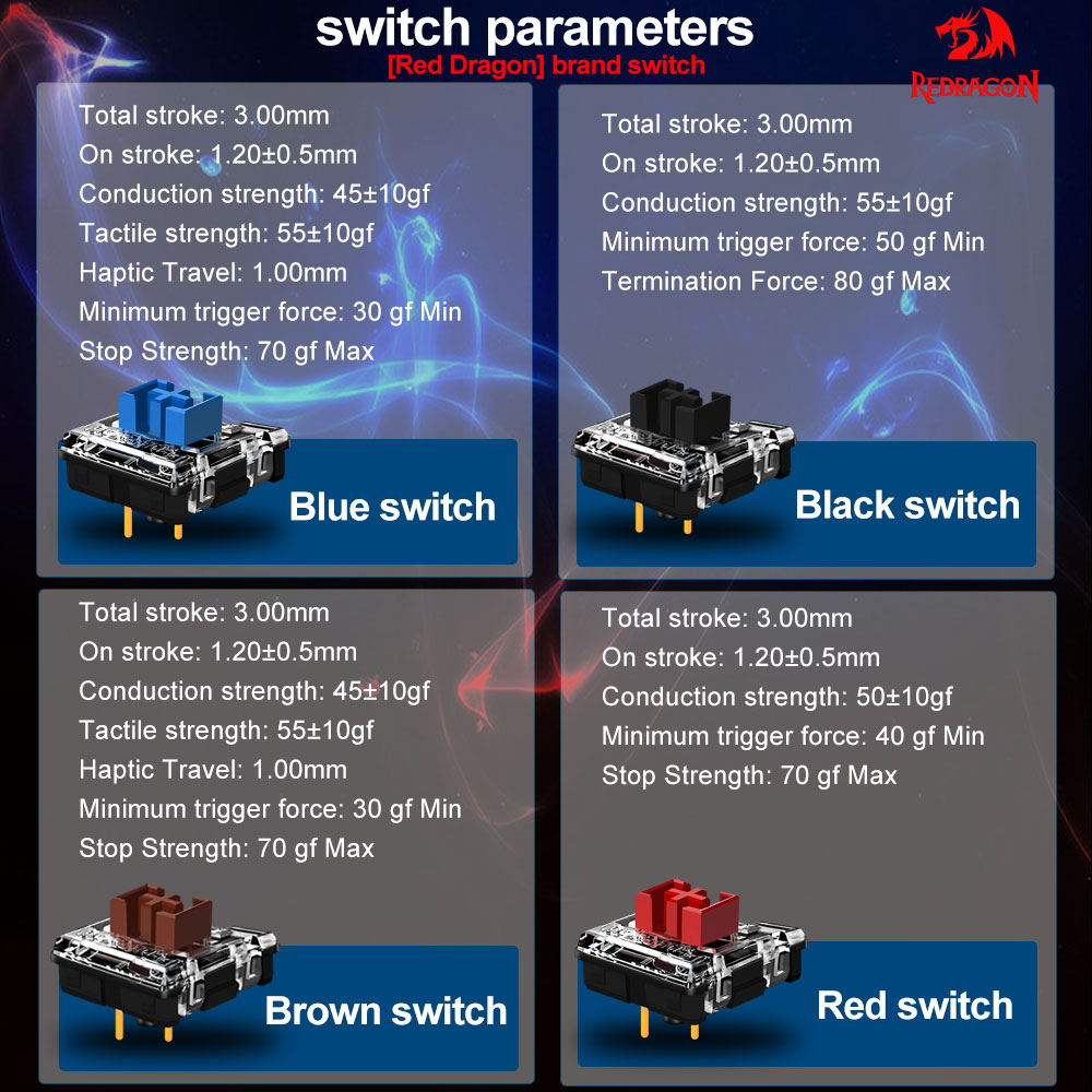 REDRAGON SMD RGB MX Low Profil - Gaming Keyboard Mobile ulasan dan harga