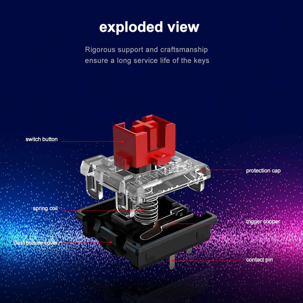 REDRAGON SMD RGB MX Low Profil - Gaming Keyboard Mobile ulasan dan harga