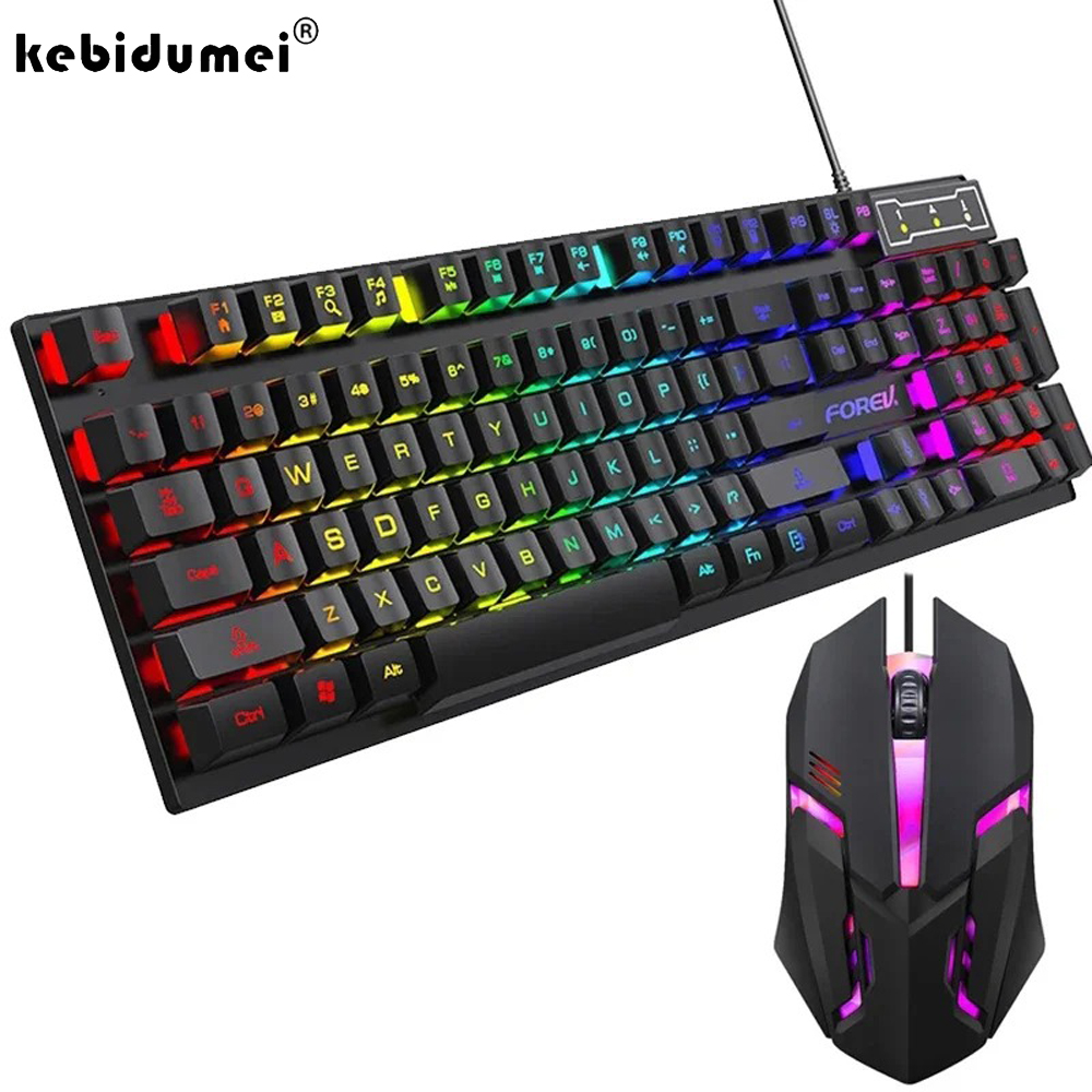 Kebidumei 104 key Backlit Mech - Gaming Keyboard And Mouse For Xbox ulasan dan harga