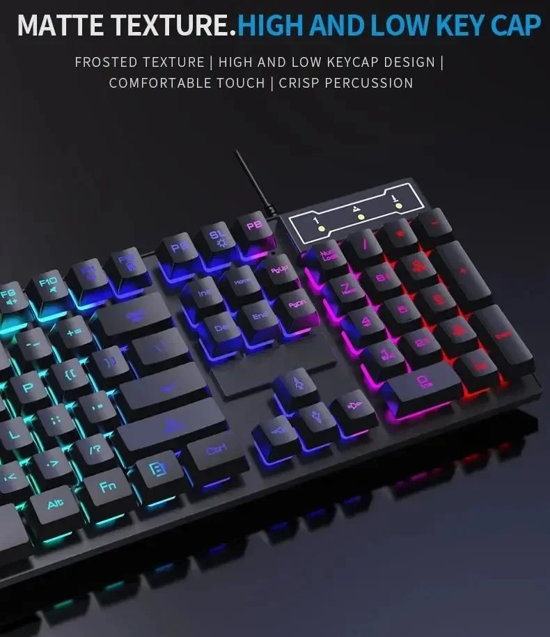 Kebidumei 104 key Backlit Mech - Gaming Keyboard And Mouse For Xbox ulasan dan harga